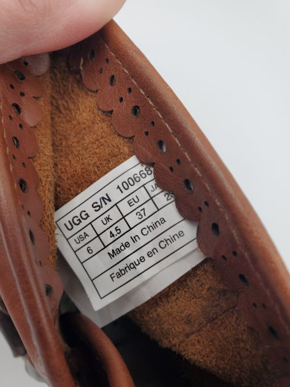 UGG Darling Harness Boots Women Size 6 Brown Leather Studded Western Bootie - Picture 5 of 7